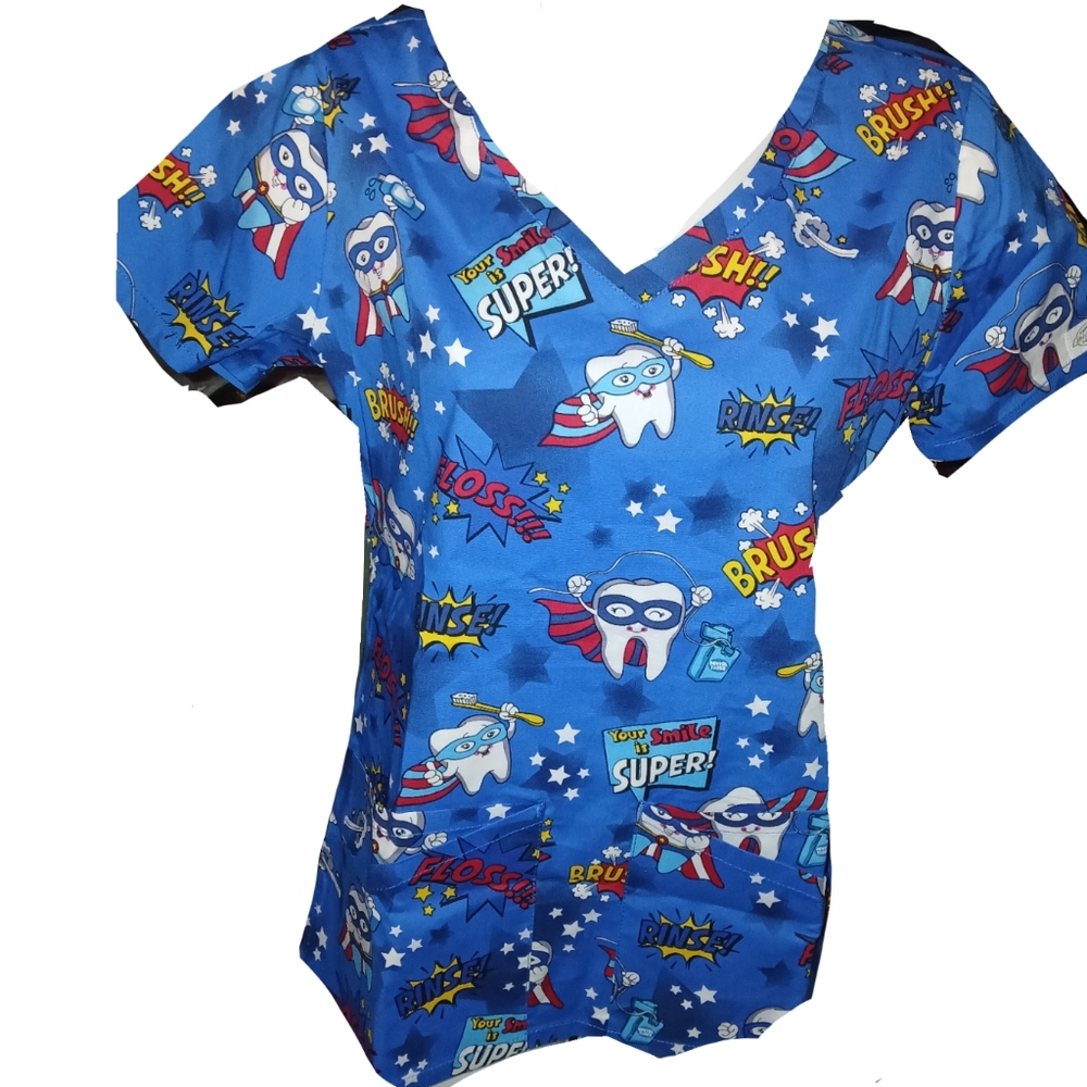 💵 DENTAL Scrub Top By Dickies